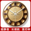易普拉7296欧式复古客厅时钟简约时尚创意石英钟家用圆形扫秒挂表