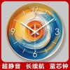 易普拉7020静音挂钟客厅办公现代创意钟表圆形时钟抽象钟表挂墙表