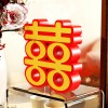 装饰摆件1022结婚布置婚礼婚庆专用桌摆婚房饰品摆台立体喜字订婚