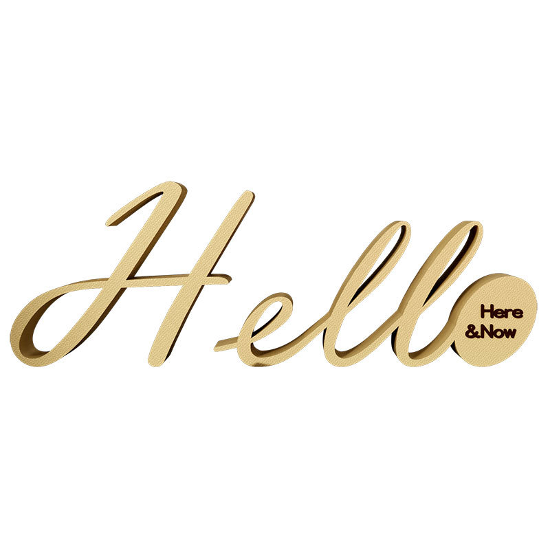 装饰摆件1011新款客厅现代字母HELLO创意欢迎文艺桌面玄关摆台