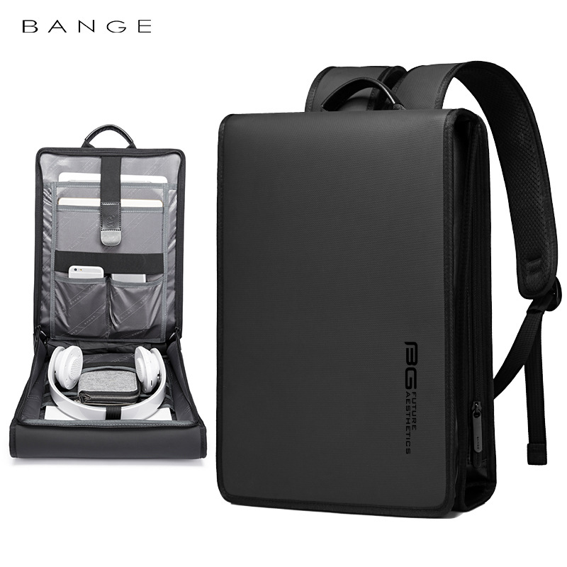 Bange新款男双肩包轻薄商务电脑背包大学生防水休闲书包backpack