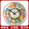 易普拉7092卡通挂钟家用简约时尚石英钟创意挂表儿童房可爱挂墙钟