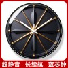 易普拉7151时尚轻奢扫秒挂钟艺术静音挂墙钟表客厅家用简约石英钟