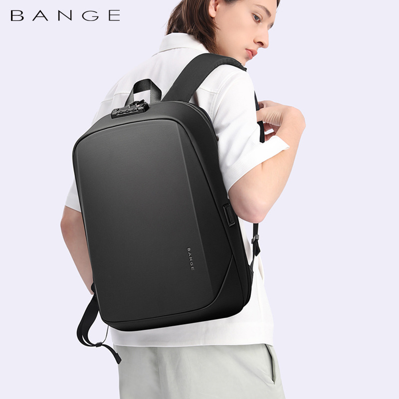 BANGE背包新品双肩包男士商务电脑包大容量跨境防水背包厂家直销