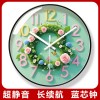 易普拉7089创意轻奢挂钟客厅装饰温馨挂钟家用简约时尚石英钟挂表