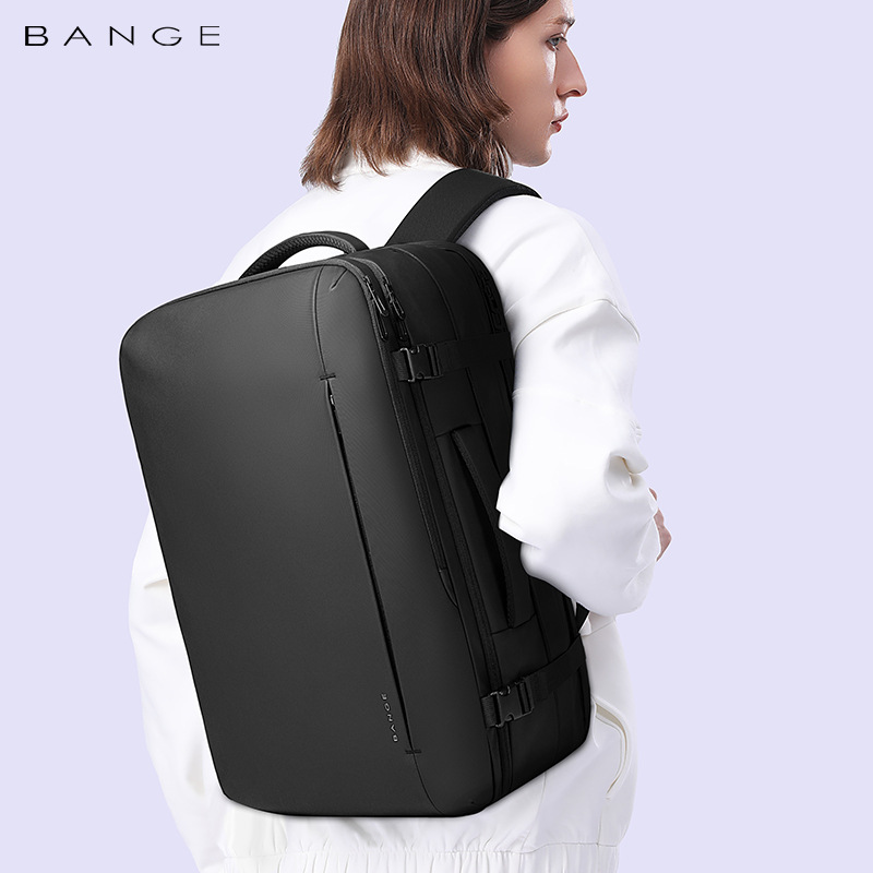 bange新品大容量双肩包防水男士背包电脑包双肩旅行户外行李背包