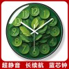 易普拉7139时钟简约清新田园风时钟客厅家用石英钟卧室静音挂墙钟