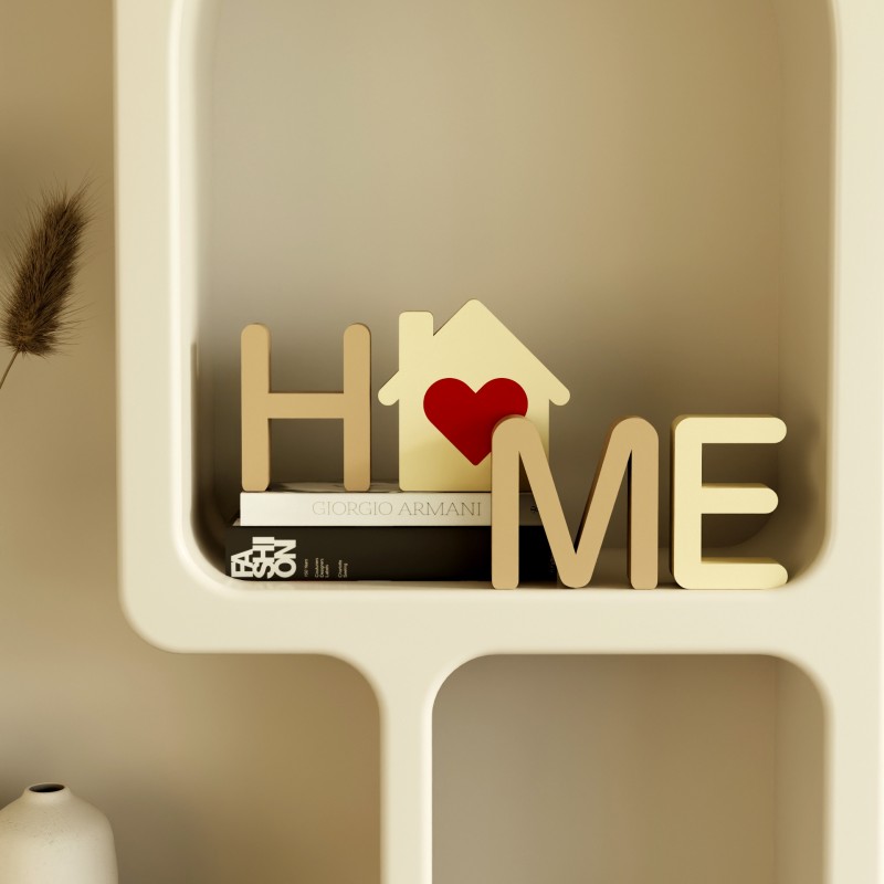 装饰摆件1002饰品爱心字母HOME创意北欧文字简约客厅桌面玄关摆台