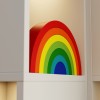 装饰摆件1006创意多色彩虹RAINBOW七彩积木摆台文艺客厅桌面玄关