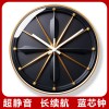 易普拉7151时尚轻奢扫秒挂钟艺术静音挂墙钟表客厅家用简约石英钟