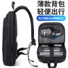 BANGE双肩包超薄背包男可扩容大容量商务多功能电脑防水backpack