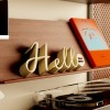 装饰摆件1011新款客厅现代字母HELLO创意欢迎文艺桌面玄关摆台