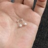 S925纯银蝴蝶耳钉女ins小众设计感睡觉免摘耳环简约养耳洞耳饰