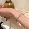 2025春夏款水晶手链小众设计灰月光紫阿赛紫水晶手串草莓晶手链