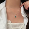 S925纯银蝴蝶结项链女2025新款轻奢高级感小众设计锁骨链颈链饰品