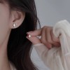 s925纯银耳针新款气质简约小巧耳钉女耳环养耳洞防堵耳饰首饰批发