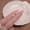 S925银耳钉女养耳洞耳环2025年新款爆款小众设计耳骨钉高级感耳饰