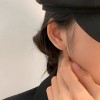 厂家直销925银耳钉女学生简约设计感高级耳环2025年新款ins风耳饰