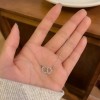 S925纯银珍珠项链女小众设计轻奢高级感不掉色简约锁骨链配饰批发