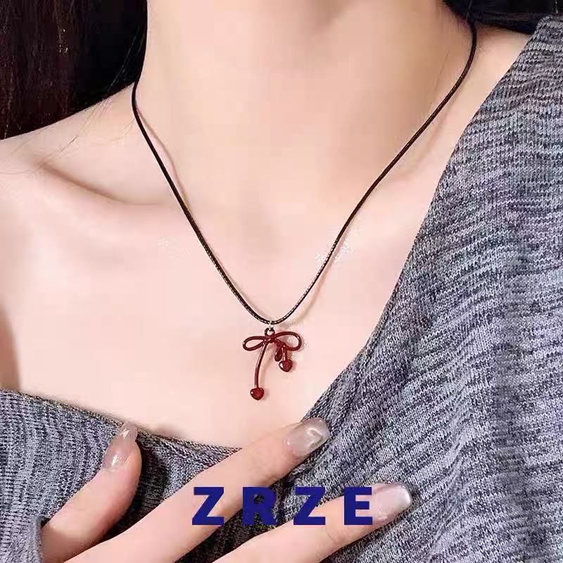 秋冬简约毛衣链女款大气小众高级感可调节项链配饰百搭长款项饰批