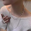 韩版自制原创ins海洋派大星长款项链女小众复古百搭毛衣链颈饰