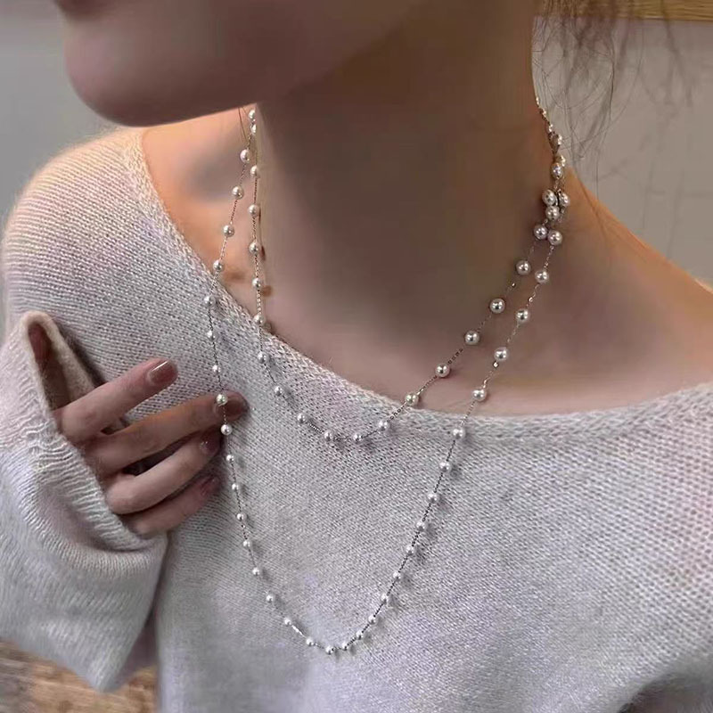 韩版自制原创ins海洋派大星长款项链女小众复古百搭毛衣链颈饰