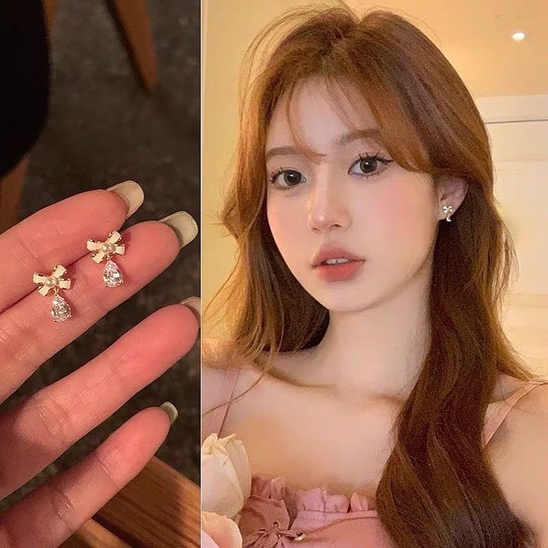 S925银针欧美夸张素圈耳环女高级感轻奢百搭简约气质耳圈耳饰批发