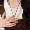 韩版自制原创ins海洋派大星长款项链女小众复古百搭毛衣链颈饰