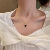 轻奢高级感超闪锆石项链女百搭小众设计气质不掉色简约锁骨链颈链