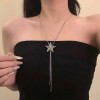秋冬简约毛衣链女款大气小众高级感可调节项链配饰百搭长款项饰批