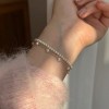s925碎银子方糖银手链女生纯银女精致高级感手串送闺蜜生日礼物