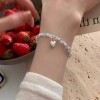 s925碎银子方糖银手链女生纯银女精致高级感手串送闺蜜生日礼物