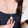 韩版自制原创ins海洋派大星长款项链女小众复古百搭毛衣链颈饰