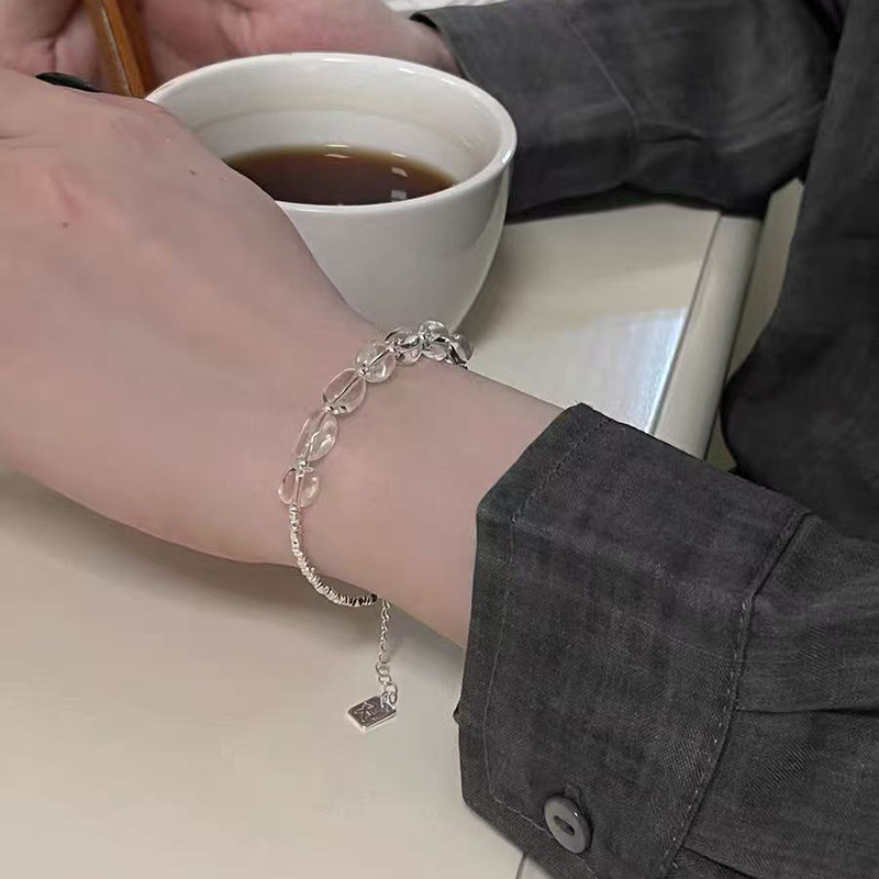 新款 925纯银百搭手链女款轻奢小众精致设计闺蜜叠戴气质手饰批发