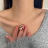 轻奢高级感超闪锆石项链女百搭小众设计气质不掉色简约锁骨链颈链