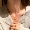 S925纯银珍珠项链女小众设计轻奢高级感不掉色简约锁骨链配饰批发