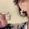 s925银耳钉女法式简约日常百搭耳环优雅潮2025爆款高级感饰品批发