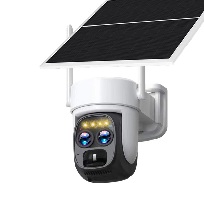 10倍太阳能监控摄像头摄像机室外户外360夜视防水无网4G远程监控