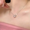 S925纯银珍珠项链女小众设计轻奢高级感不掉色简约锁骨链配饰批发
