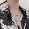 S925纯银蝴蝶淡水珍珠项链不掉色女春夏高级感轻奢吊坠百搭锁骨链