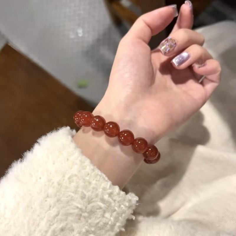 s925碎银子方糖银手链女生纯银女精致高级感手串送闺蜜生日礼物