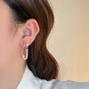 s925银耳钉女法式简约日常百搭耳环优雅潮2025爆款高级感饰品批发