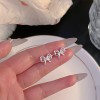 厂家直销925银耳钉女学生简约设计感高级耳环2025年新款ins风耳饰
