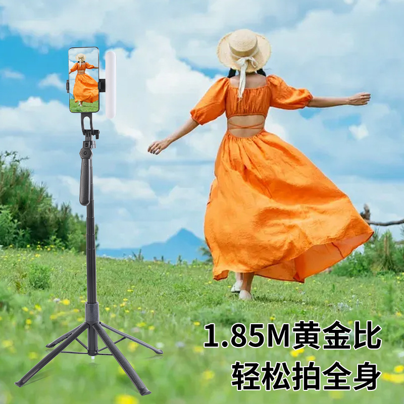 稳固四脚架平衡稳拍自拍杆360度旋转多功能旅游便携拍照支架