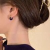 s925银耳钉女法式简约日常百搭耳环优雅潮2025爆款高级感饰品批发