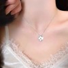 S925纯银蝴蝶淡水珍珠项链不掉色女春夏高级感轻奢吊坠百搭锁骨链