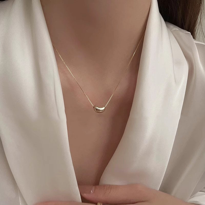 S925纯银蝴蝶结项链女2025新款轻奢高级感小众设计锁骨链颈链饰品