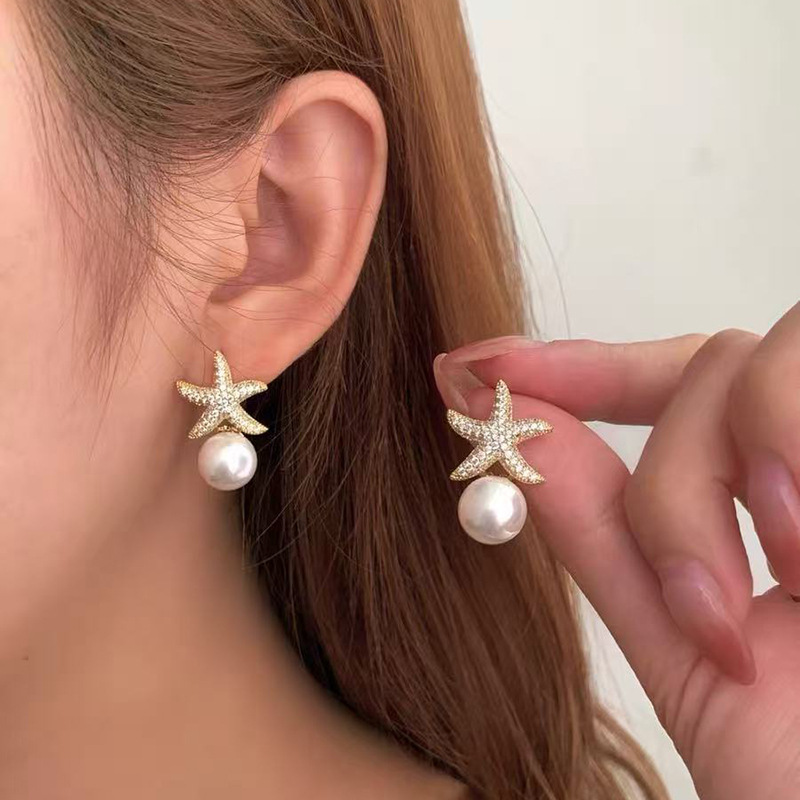耳饰轻奢高级感925银针珍珠耳钉气质耳环经典百搭耳环批发