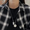 秋冬简约毛衣链女款大气小众高级感可调节项链配饰百搭长款项饰批
