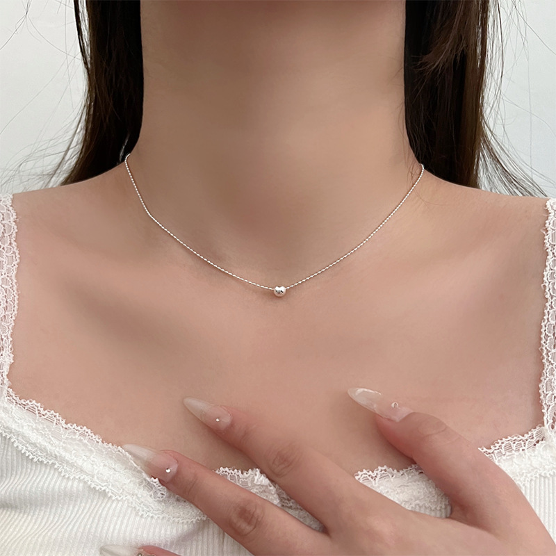 S925纯银蝴蝶淡水珍珠项链不掉色女春夏高级感轻奢吊坠百搭锁骨链